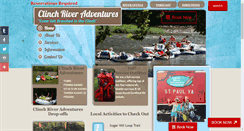 Desktop Screenshot of clinchriveradventures.com