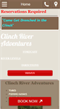 Mobile Screenshot of clinchriveradventures.com